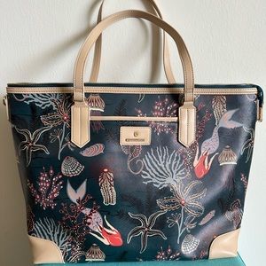 NWOT Spartina Mystic Mermaid Tech Tote with Trolley Sleeve